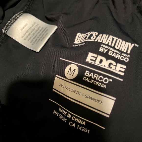 Grey's Anatomy Edge Axis Scrub Pant Black - Picture 2 of 4